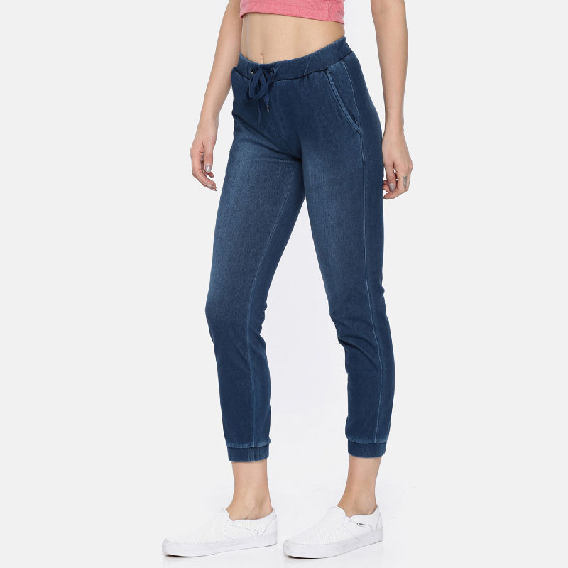 Buy HIGH STAR Blue Slim Fit Polyester Cotton Womens Jeans | Shoppers Stop