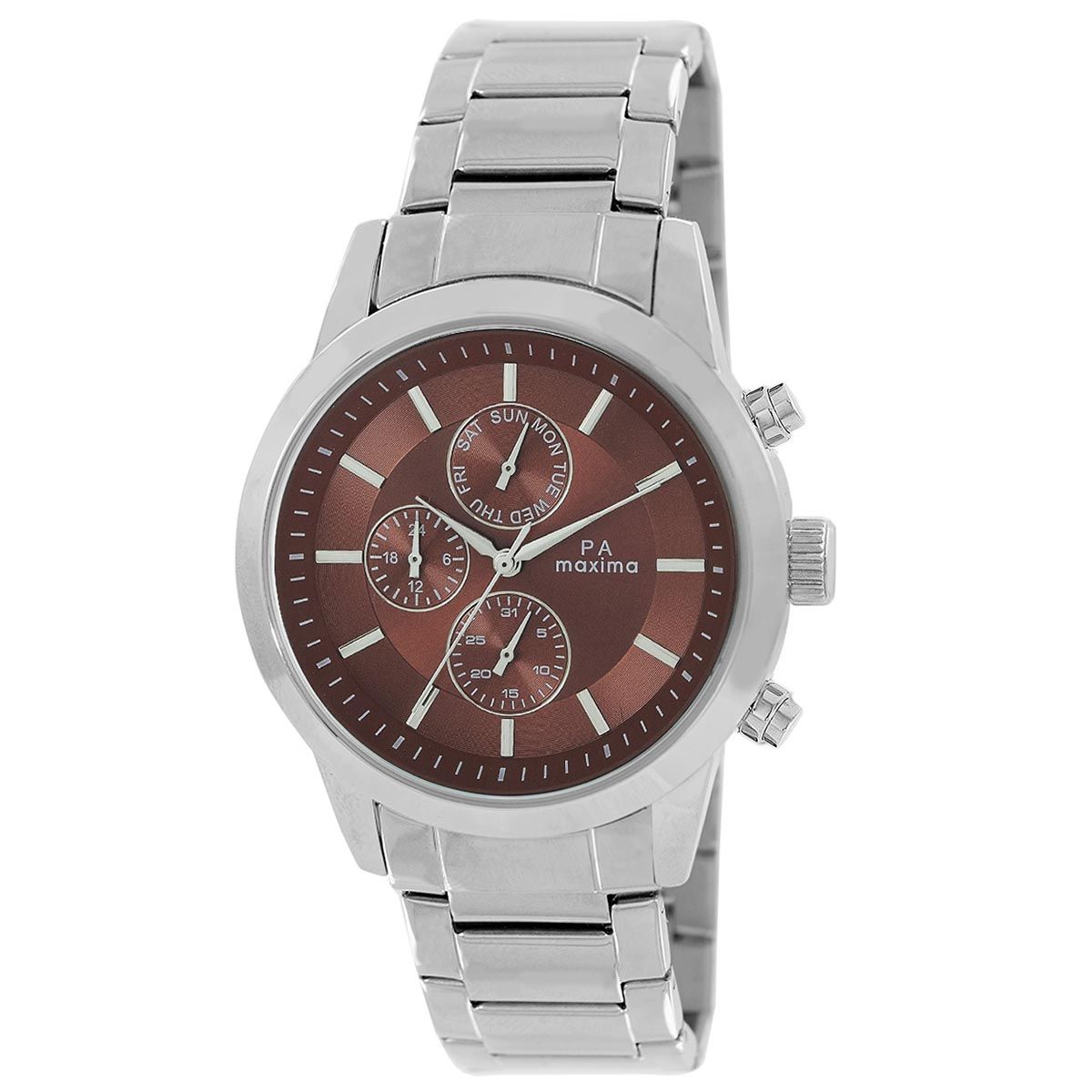 Buy PA Maxima Attivo Analog Watch for Men in Silver Dial Color Online