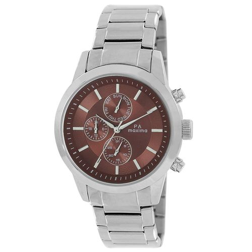 Buy PA Maxima Attivo Analog Watch for Men in Brown Dial Color Online