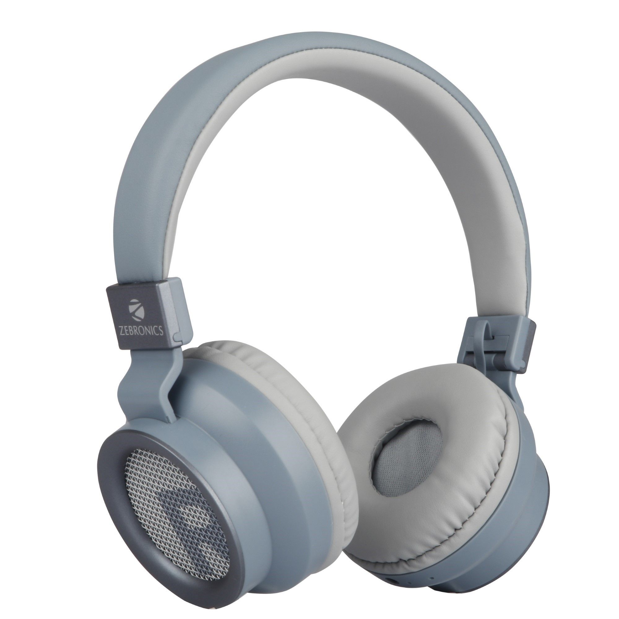 Zebronics Zeb-Bang Wireless Bluetooth Headphone 16Hr Playback time&Supports Voice Assistant (grey)
