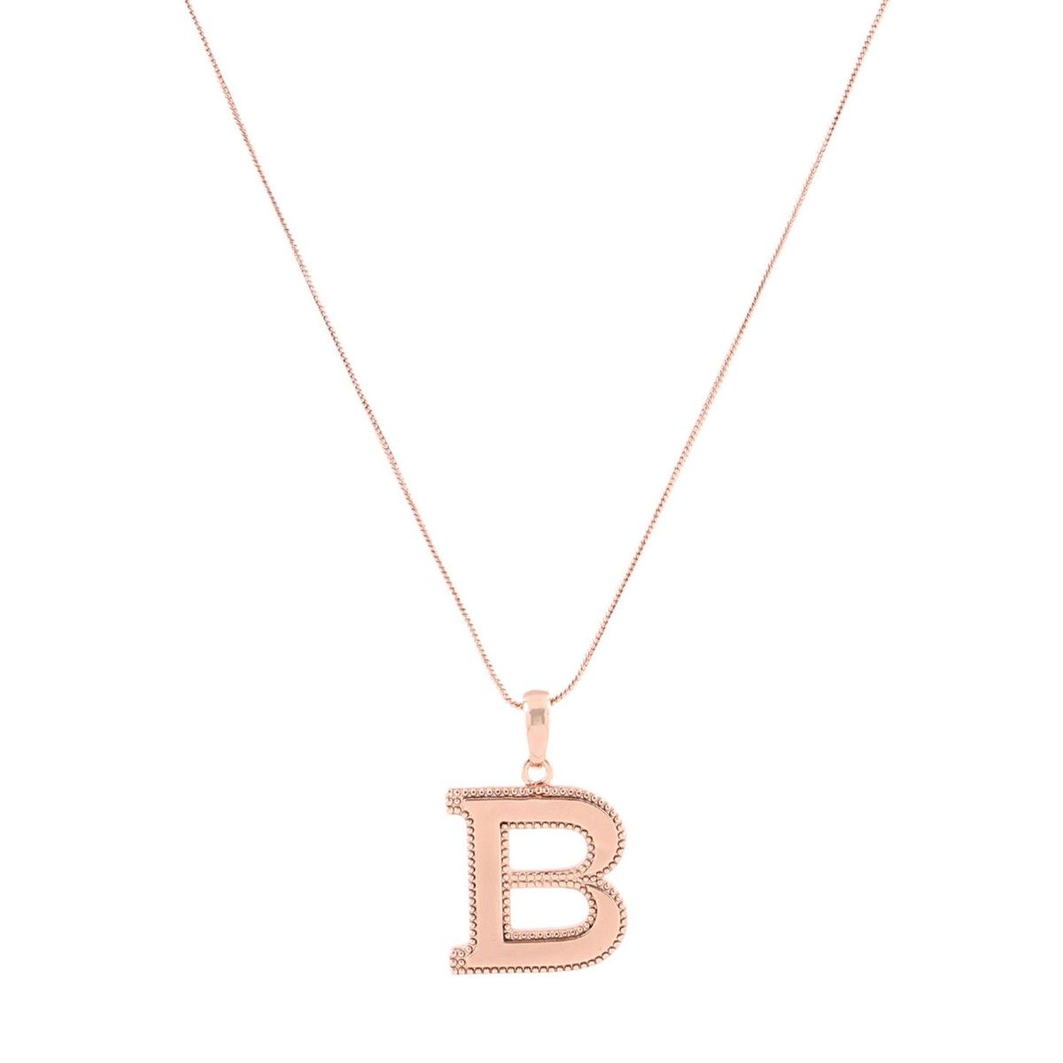 18ct Rose Gold Winged Initial Necklace | Say It With Diamonds –  SayItWithDiamonds.com