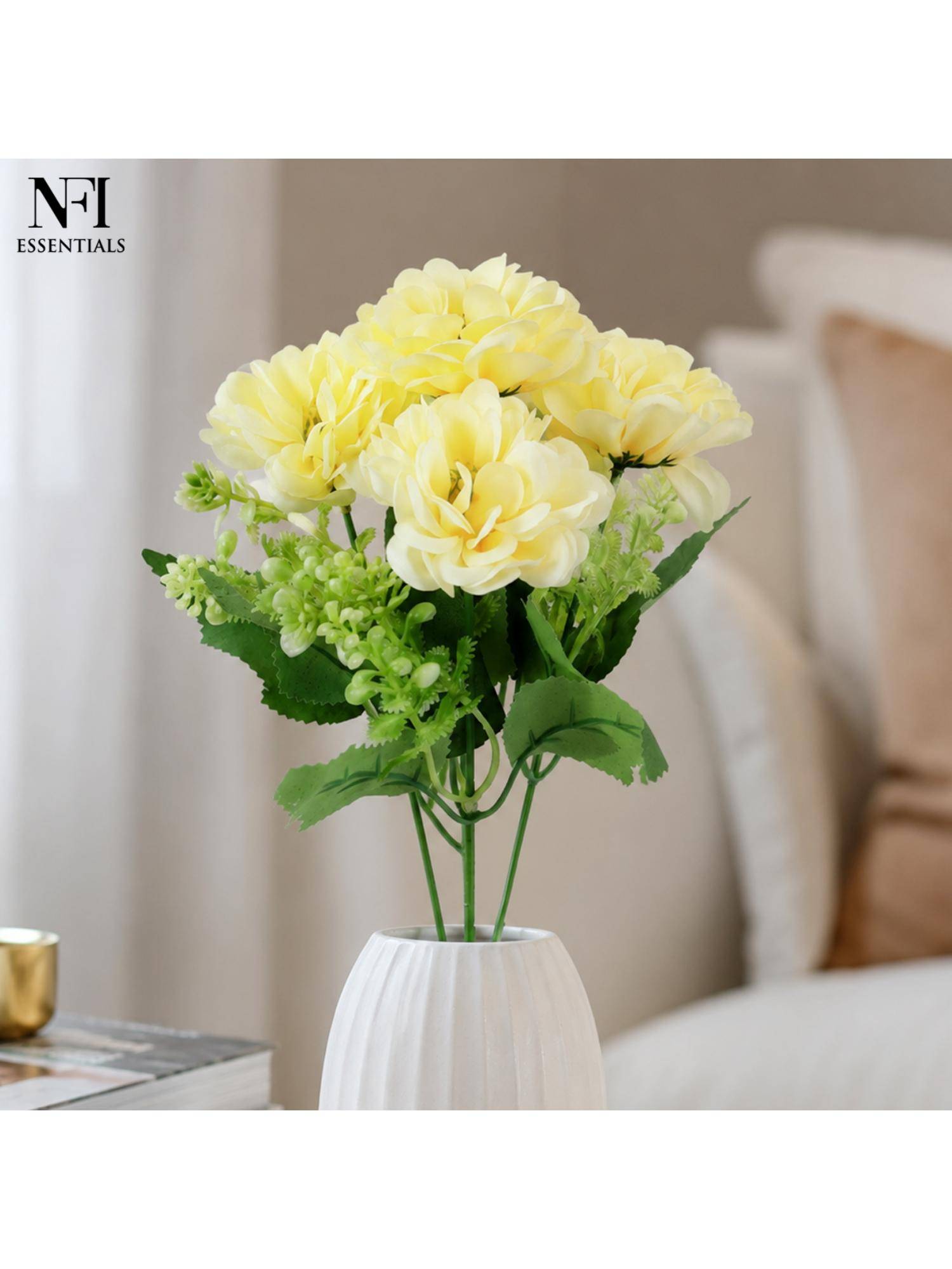 NFI Essentials Artificial Flower Bunch For Vase & Pot Arrangement