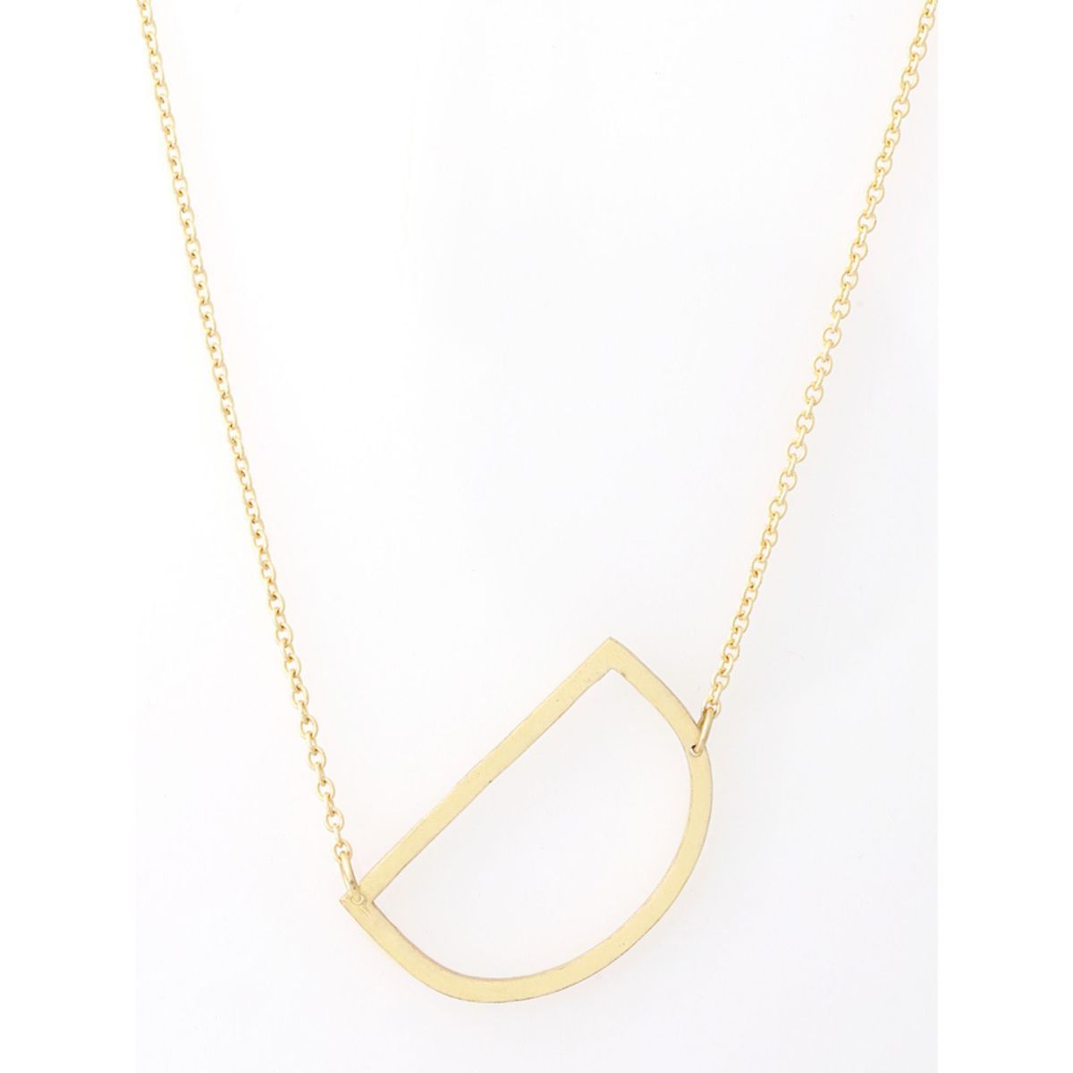 14k Gold Mini Monogram Necklace | Anthropologie