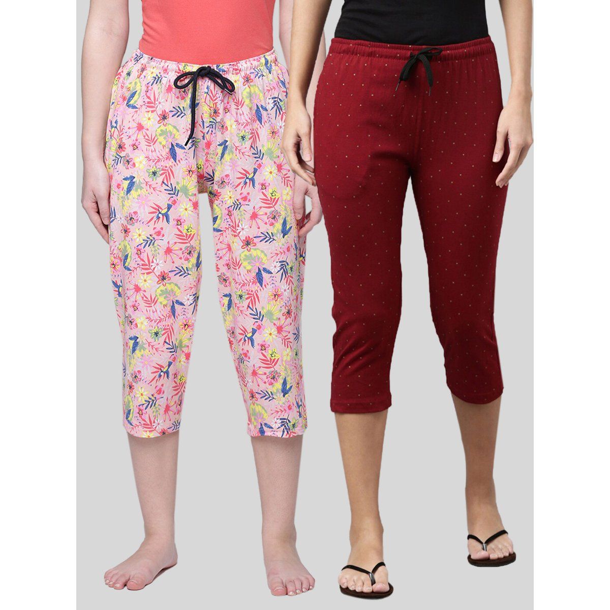 Just Love 100% Cotton Women's Capri Pajama Pants Sleepwear - Comfortable  and Stylish (Purple Plaid, Medium) - Walmart.com