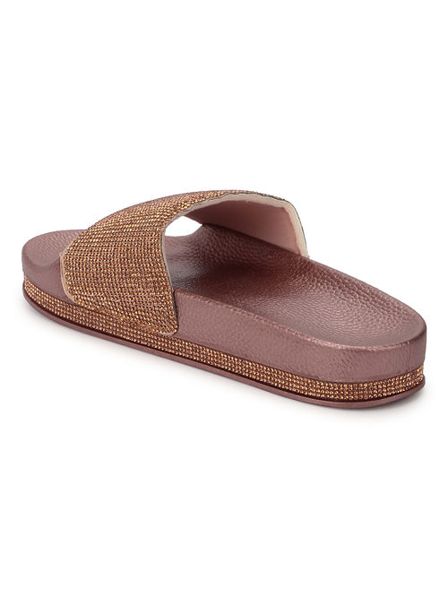 Truffle Collection Rose Gold Diamanta Ae A A C Flats Buy Truffle Collection Rose Gold Diamanta Ae A A C Flats Online At Best Price In India Nykaa