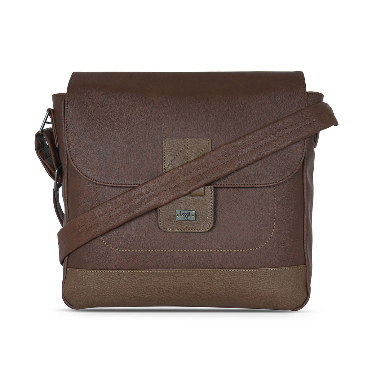 Buy Baggit G Tagged Men Messenger Bags, Brown Online