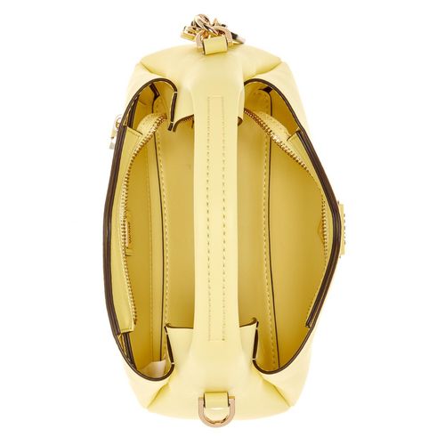 Buy Guess Women'S Solid Yellow Polyurethane Iwona Top Zip