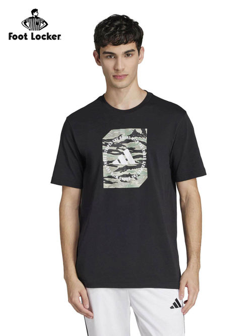 adidas M C Camo Box T Men Black Training T-Shirt