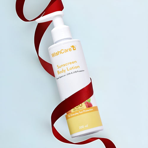 Wishcare Sunscreen Body Lotion SPF 50 Broad Spectrum PA+++ UVA & UVB Protection - Body Sunscreen