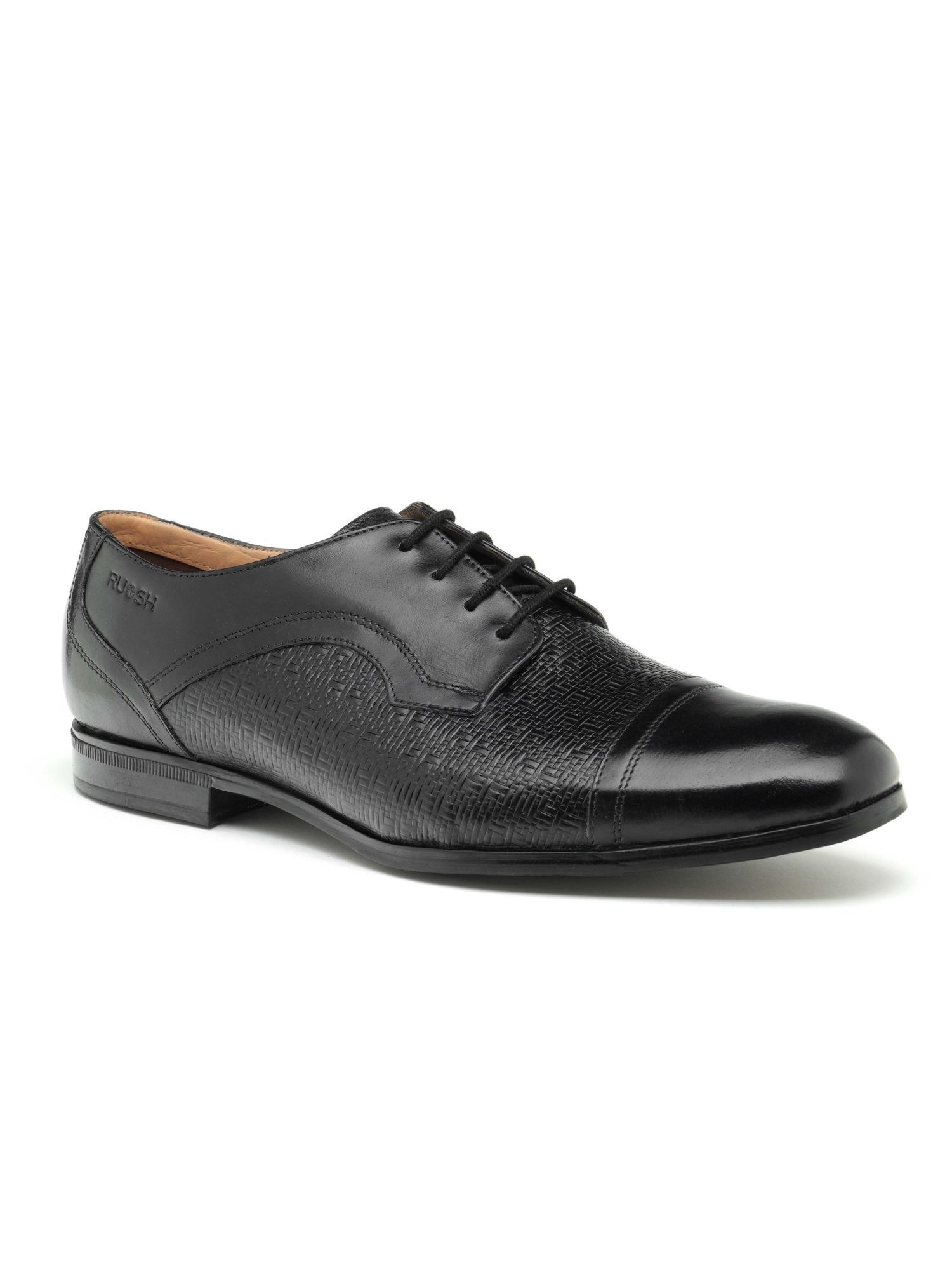 Ruosh black hot sale oxford shoes