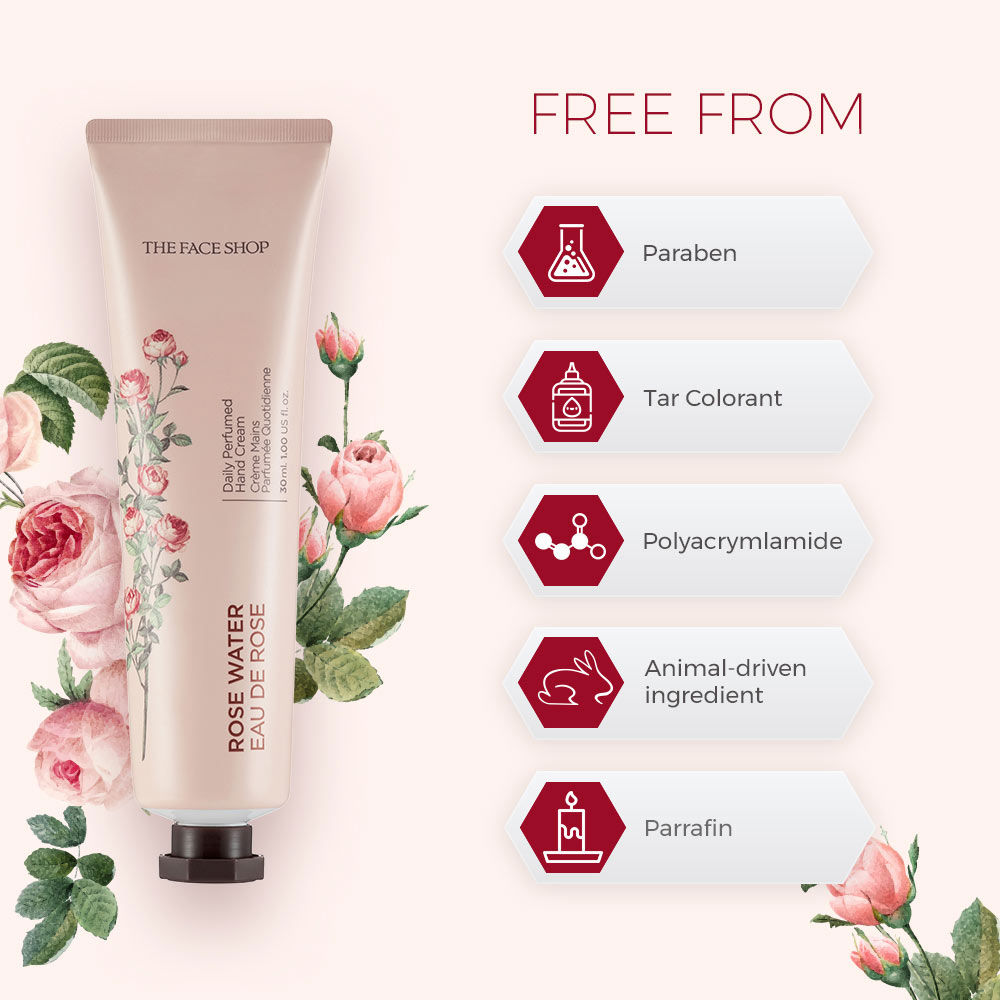 hand cream on face