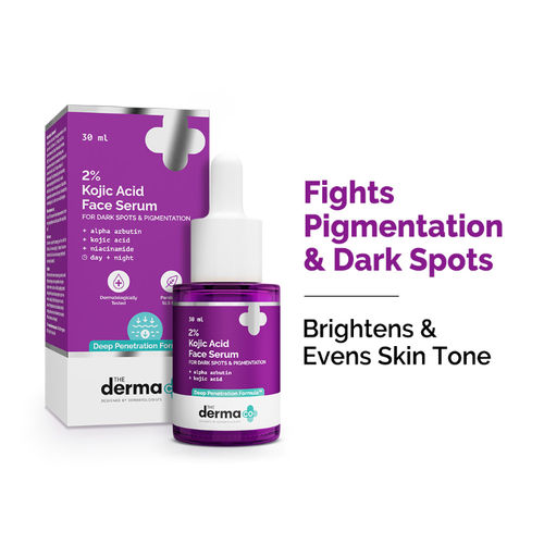 The Derma Co 2% Kojic Acid Face Serum for Dark spots reduction, Pigmentation & Blemishes