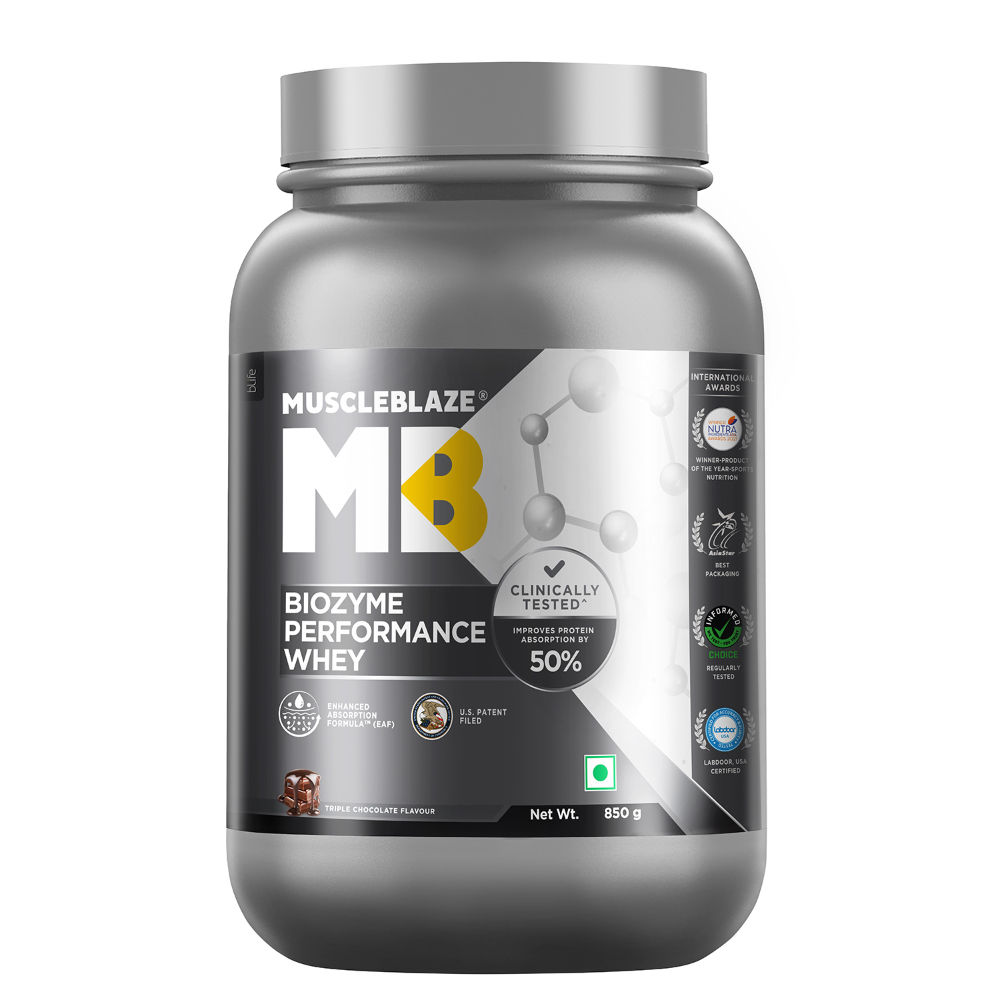 MuscleBlaze Biozyme Performance Whey Protein, Labdoor USA Certified