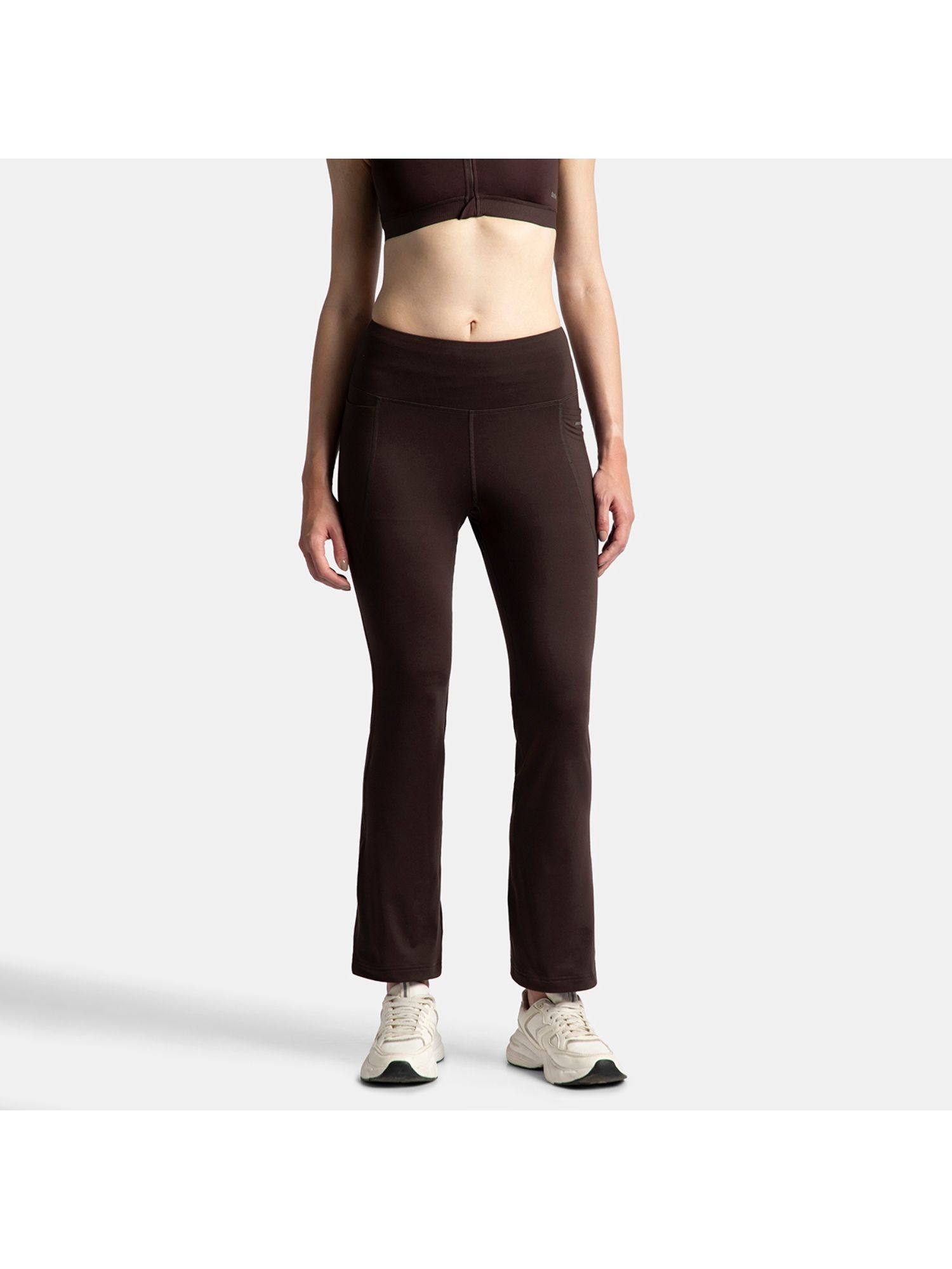 Buy Jockey Mw77 Women Microfiber Elastane Regular Fit Active Wear