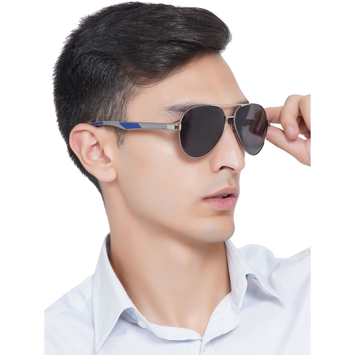 Mens polarised aviator sunglasses best sale