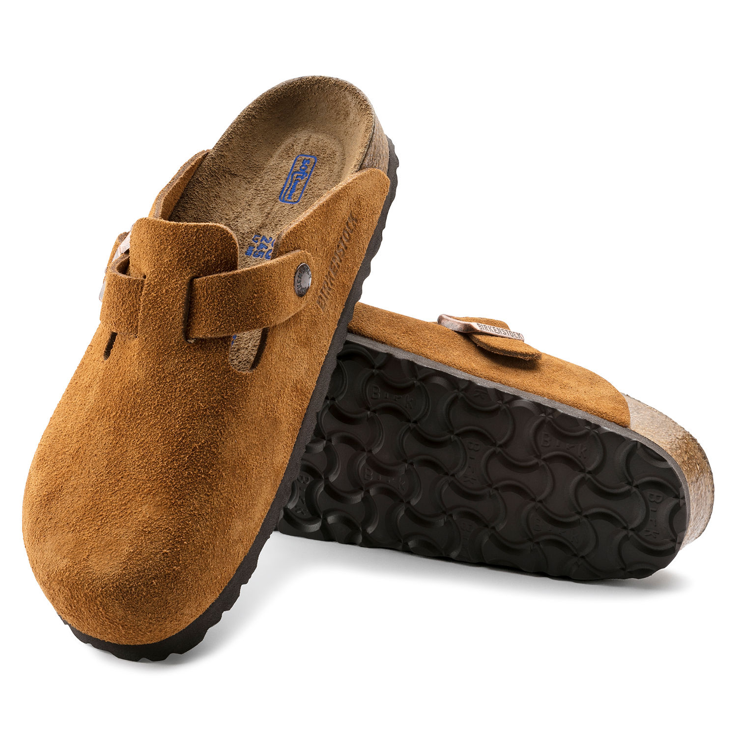 Birkenstock boston best sale suede beige