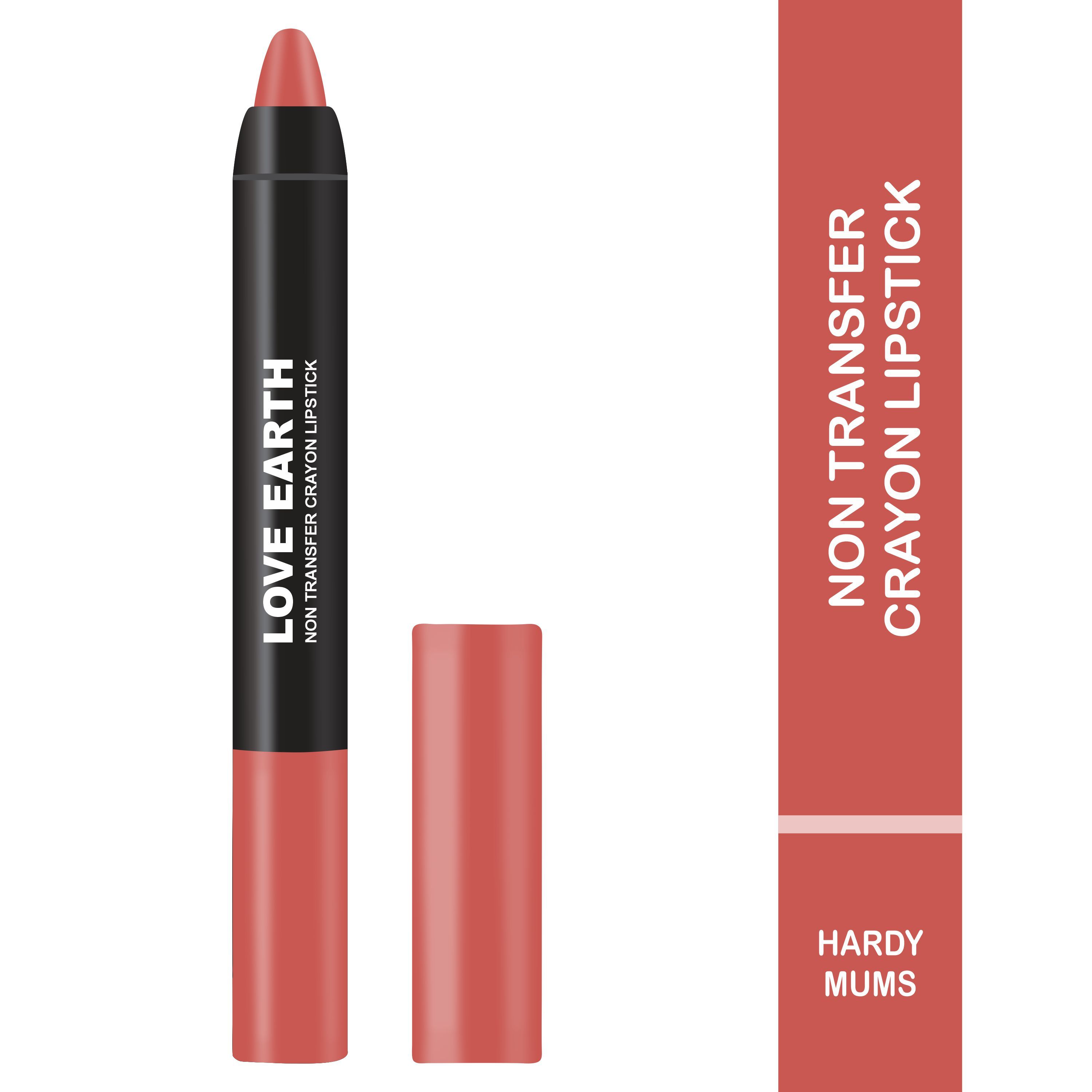 Buy Love Earth Non Transfer Crayon Lipstick Online