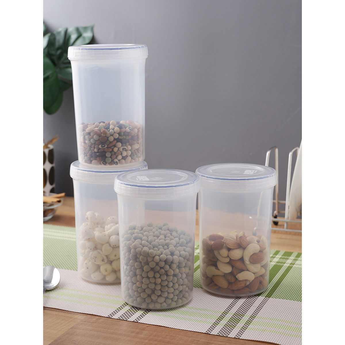 Lock & Lock Round Twist Series Plastic Food Storage Container Set 760 ...