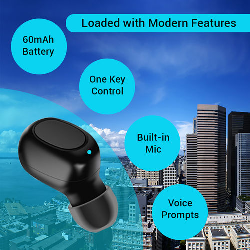 Buy pTron Atom Mono Wireless Earphone With Hd Mic Voice