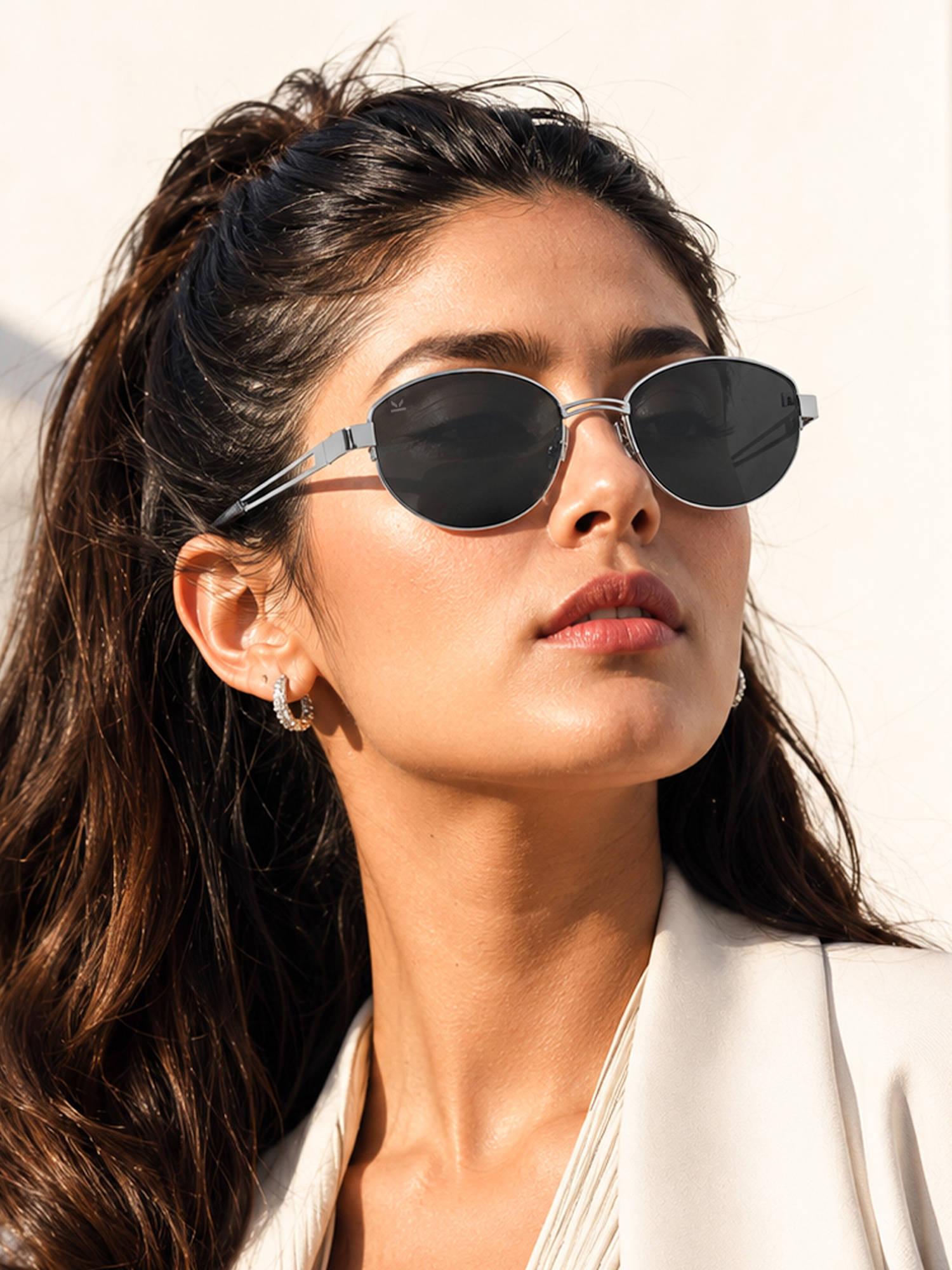 PERKEY Oval UV Protection Sunglasses For Men & Women Stylish - PRKY0022-C1 (55)