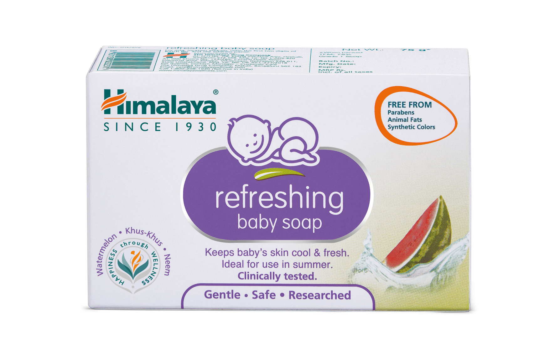 Himalaya Baby Care Refreshing Baby Soap