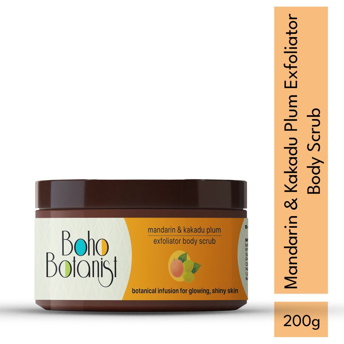 Boho Botanist Mandarin & Kakadu Plum Exfoliator Body Scrub Buy Boho