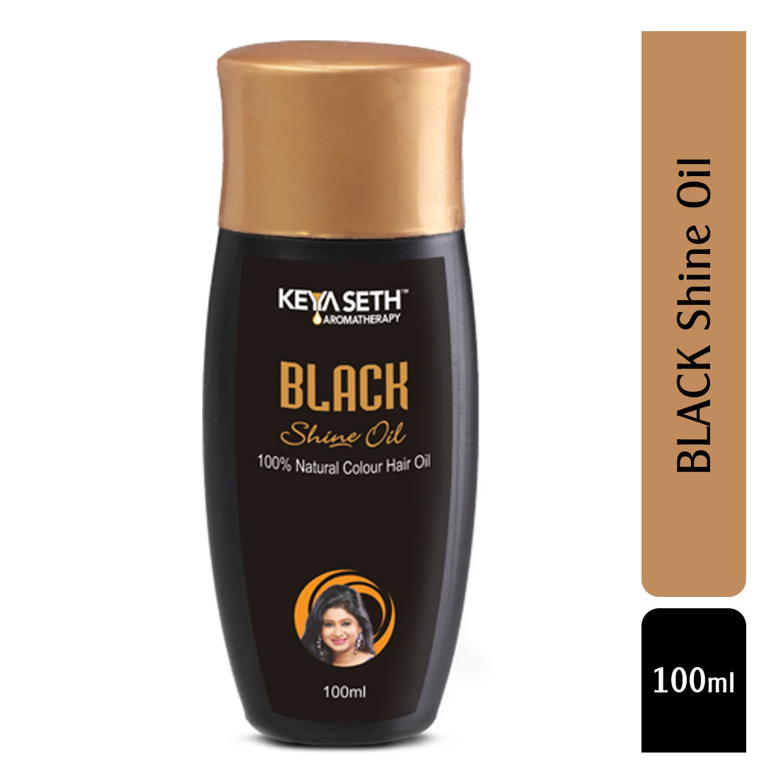 Keya Seth Aromatherapy Black Shine Oil Natural Colour For Gray & White Hair:  Buy Keya Seth Aromatherapy Black Shine Oil Natural Colour For Gray & White  Hair Online at Best Price in