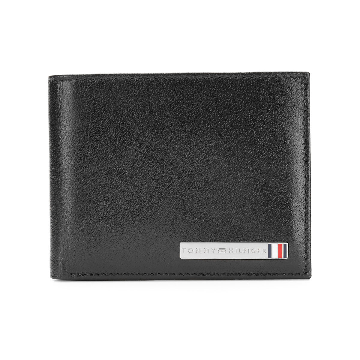 Tommy Hilfiger Accessories Titus Mens Leather Passcase Wallet Black