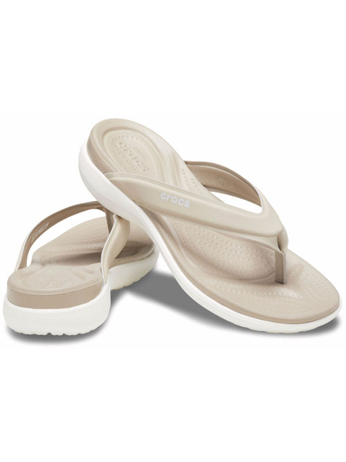 Buy Crocs Women Capri V Sporty Flipflops Nude Online
