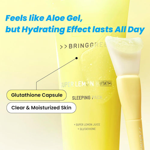 Buy BRING GREEN Super Lemon Glutathione Sleeping Pack Online