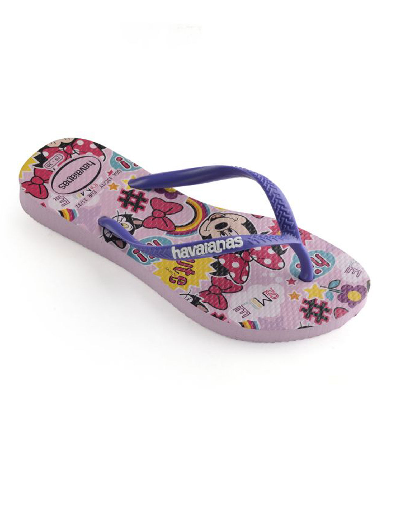 Havaianas Purple Kids Slim Disney Cool Flipflops Buy Havaianas