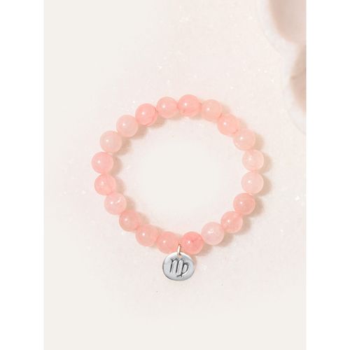 Buy Energy Strings Virgo Rose Quartz Zodiac Charm Bracelet Online