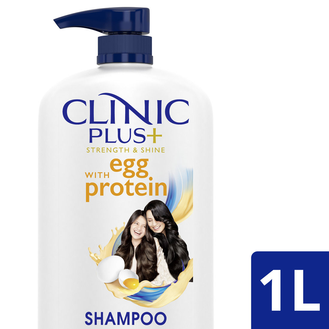 Clinic Plus Strength & Shine With Egg Protein Shampoo For Hair Strengthening & Shine