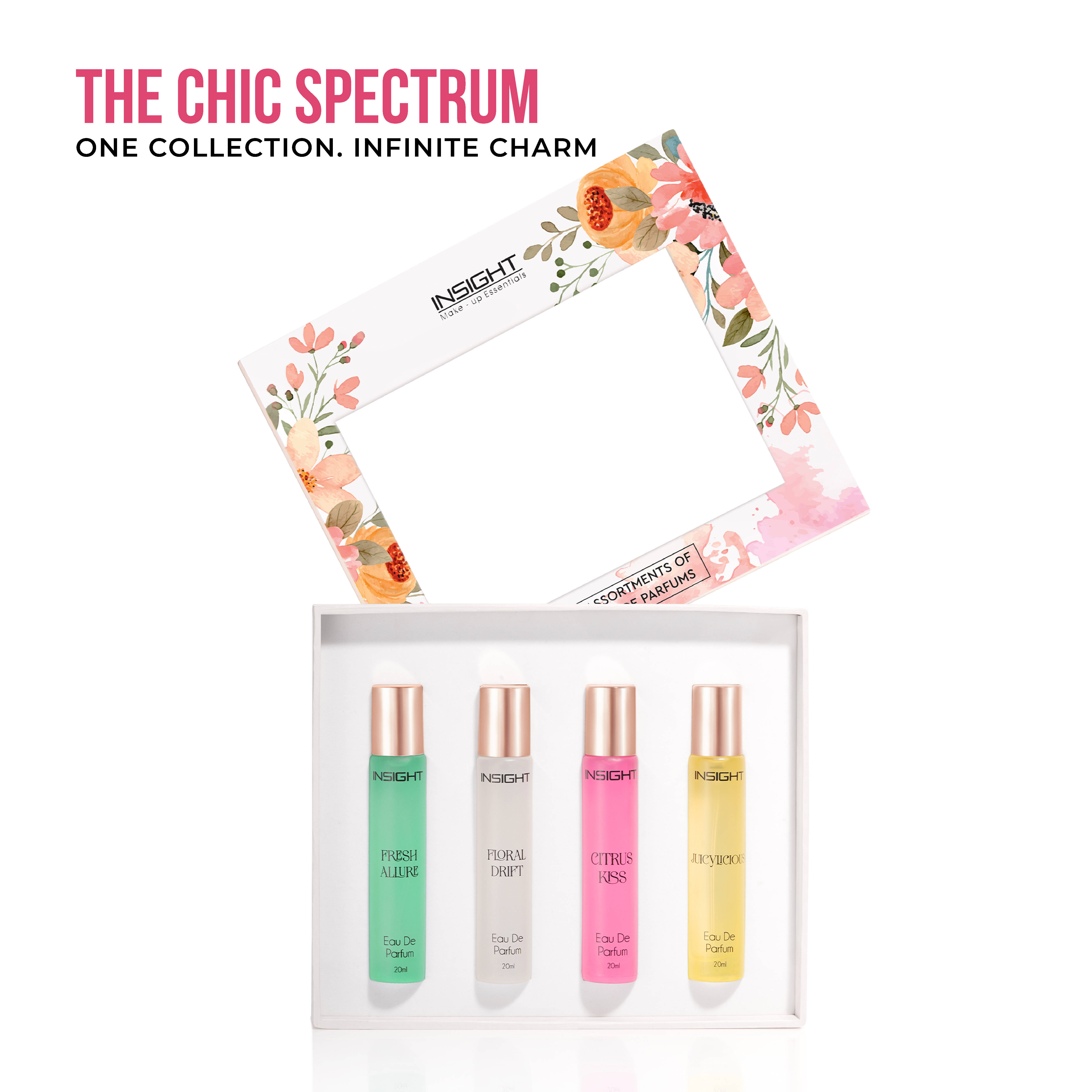 Insight Cosmetics Eau De Parfum Set - Pack Of 4