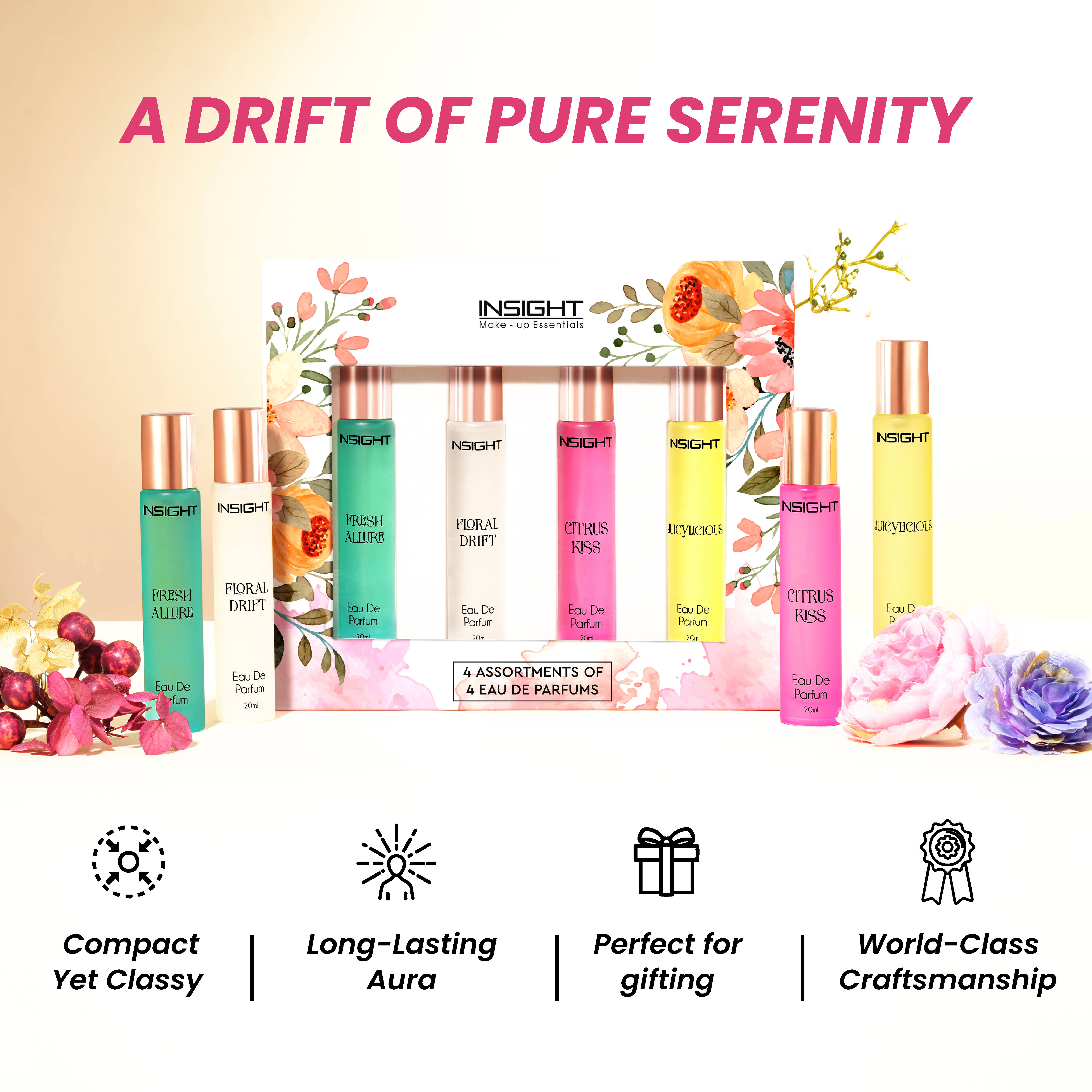 Insight Cosmetics Eau De Parfum Set - Pack Of 4 - view 2