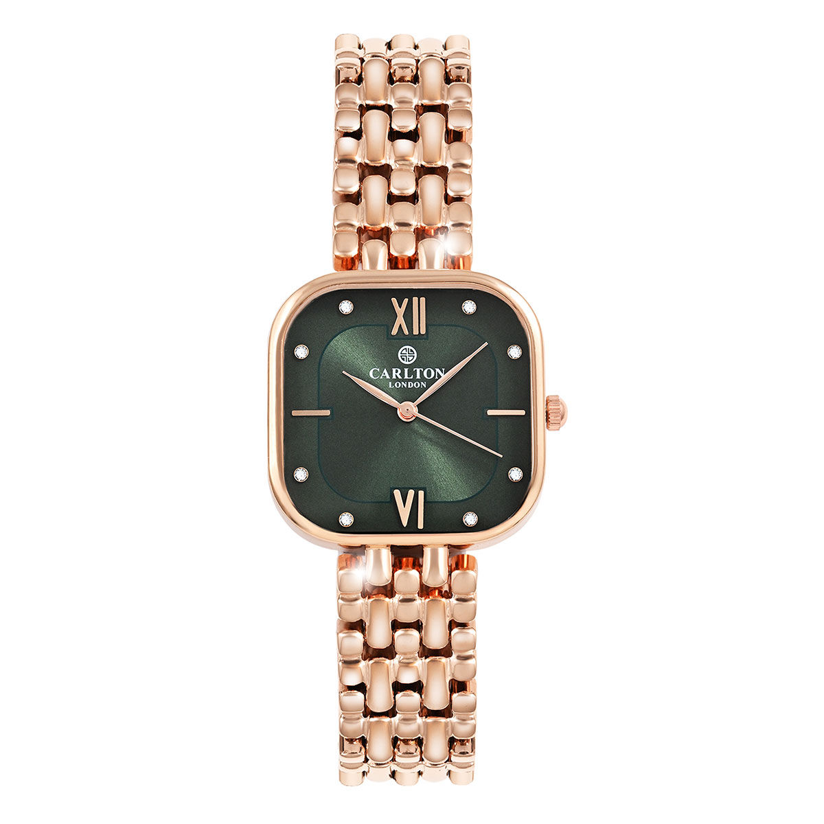 Carlton London Women Chelsea Green Dial Analog Watch - CLSSCDGRN (M)