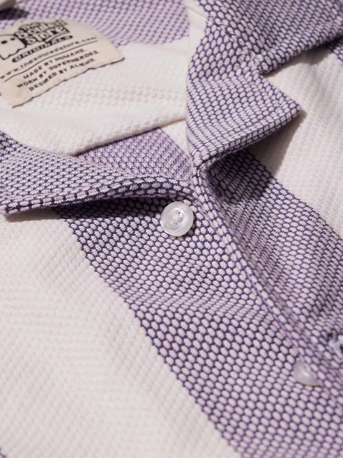 Buy The Souled Store Popcorn Stripes: Lavender Frost Men Textured
