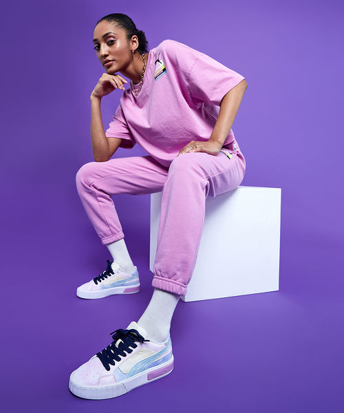 Puma Cali Star Tie Dye Women Pink Sneakers (UK 3)