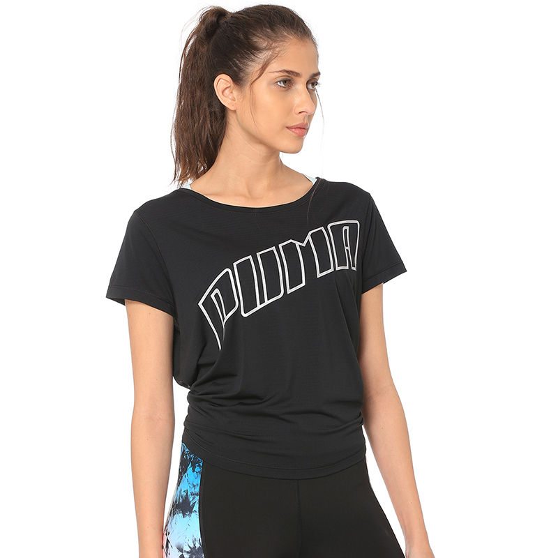 Puma Ahead Slogan Tee - Black: Buy Puma Ahead Slogan Tee - Black Online ...