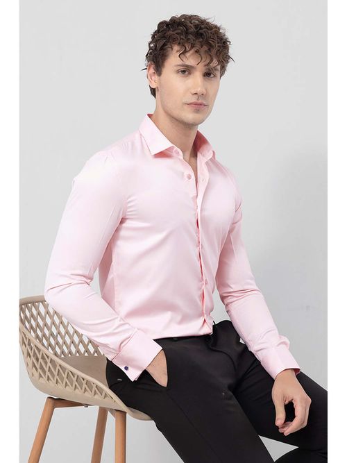 Snitch Double Cuff Pink Shirt