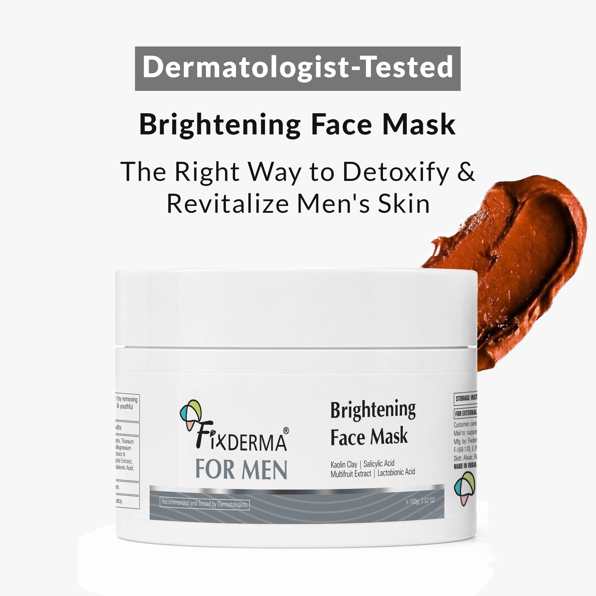 Fixderma Brightening Face Mask For Men