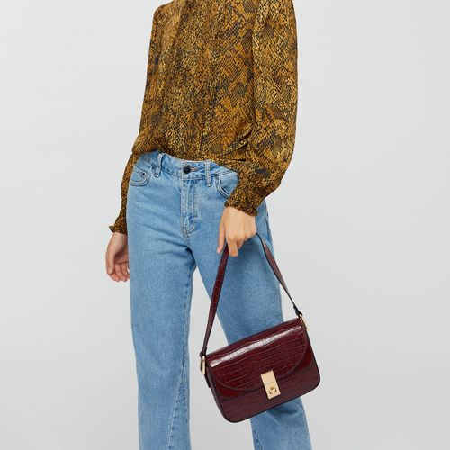 Buy Accessorize London Rebecca Croc Shoulder Bag Online