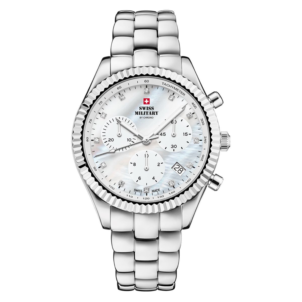 Chrono Ag Solothurn Switzerland Swiss Military Chronograph 42 Mm