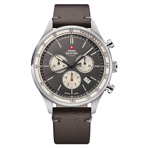 Buy Swiss Military by Chrono Grey Dial Swiss Made Watch for Men