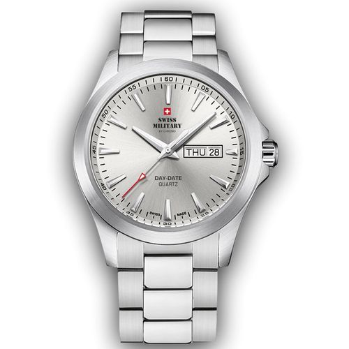 Buy Swiss Military by Chrono Silver Dial Swiss Made Watch for Men