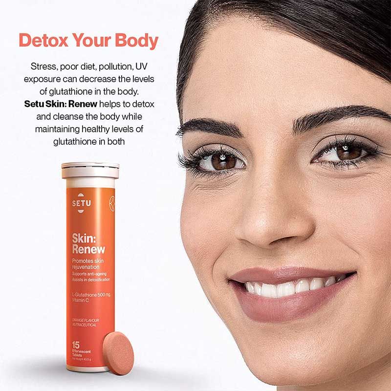 Setu Skin Renew Glutathione With Vitamin C For Clear, Glowing Skin Buy