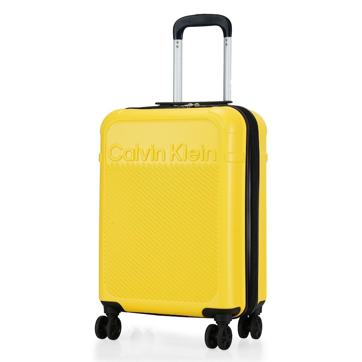 Calvin Klein Expression Range Safety Yellow Color Hard Cabin Luggage S