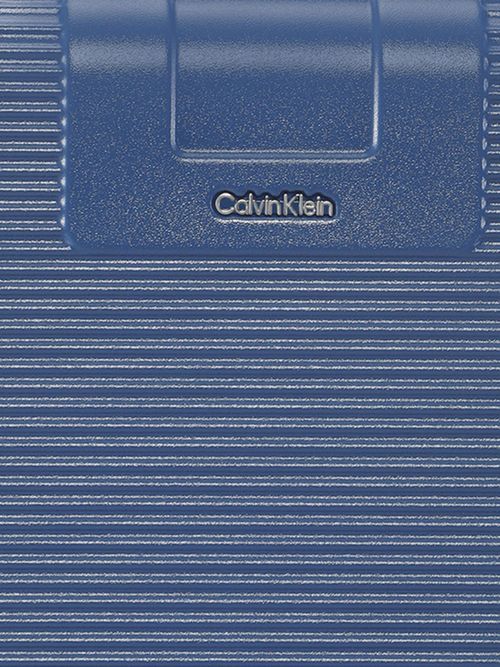 Calvin Klein Avenue True Navy Blue Hard Cabin 20 Inch Luggage Bag (S)
