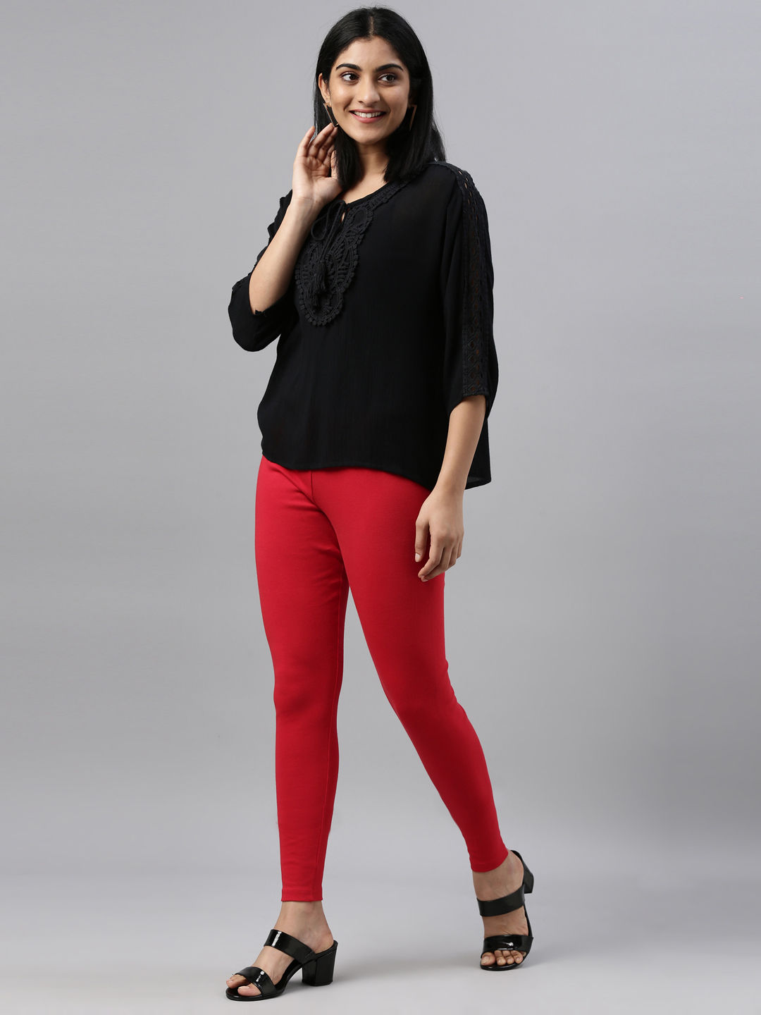 Buy Go Colors Women Dark Cotton Warm 