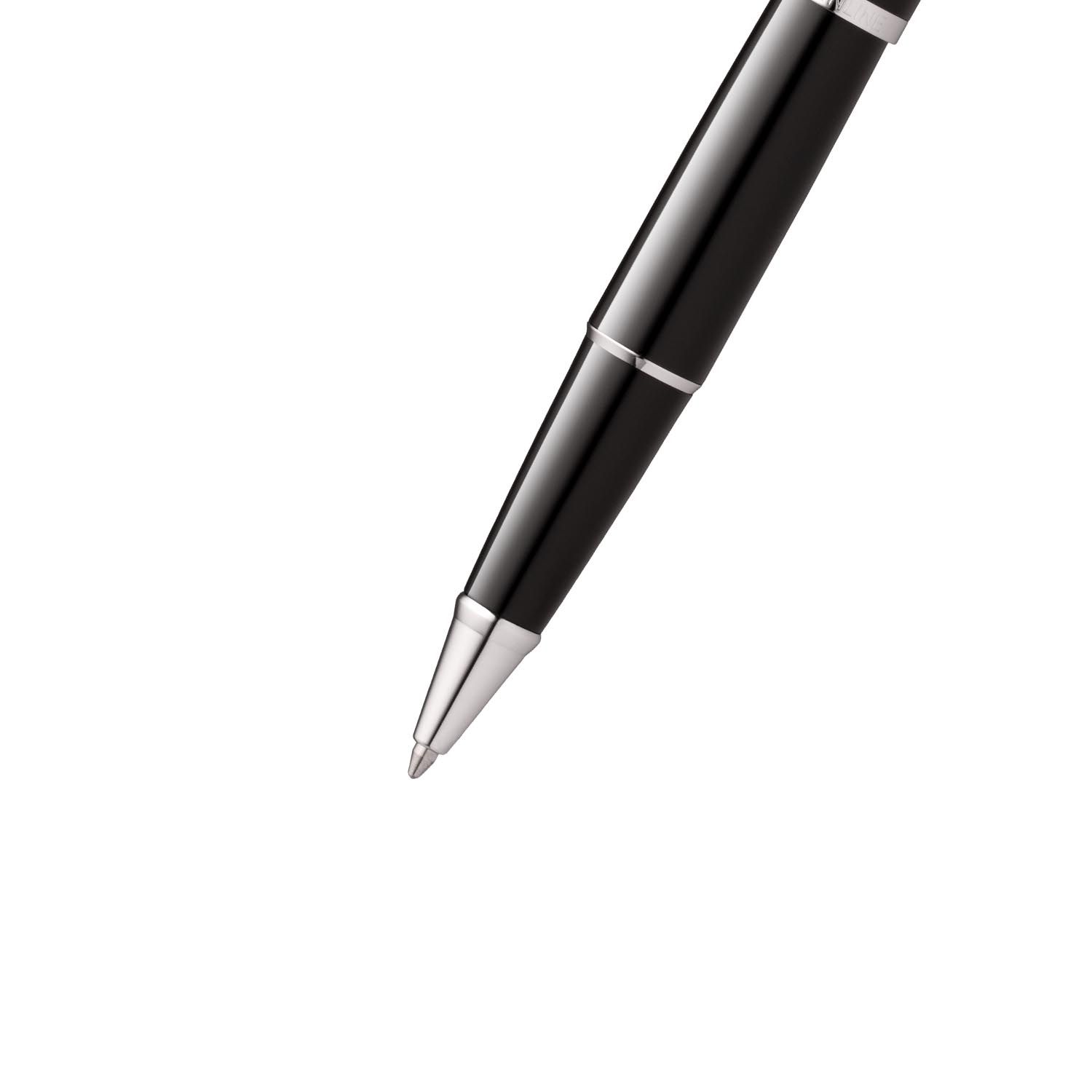 Pennline Carina Rollerball Pen Gloss Black With Chrome Trims